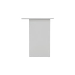 Bureau "Milou" 1 tiroir 1 porte blanc – MDF 121 × 60 cm, fonctionnel & élégant