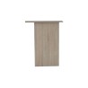 Bureau "Milou" 1 tiroir 1 porte décor Sonoma – MDF 121 × 60 cm, chaleureux & fonctionnel