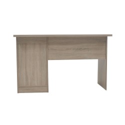 Bureau "Milou" 1 tiroir 1 porte décor Sonoma – MDF 121 × 60 cm, chaleureux & fonctionnel