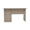Bureau "Milou" 1 tiroir 1 porte décor Sonoma – MDF 121 × 60 cm, chaleureux & fonctionnel