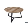 Table basse Paso 1 Chêne Vieilli 80×80 cm – MDF décor rustique, solide & stylée