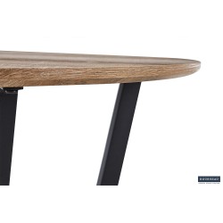 Table basse Paso 3 Chêne Vieilli 80 × 80 × 45 cm – MDF décor effet sable