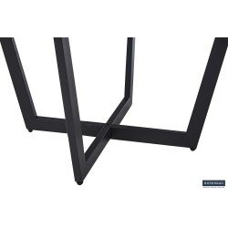 Table basse Paso 3 Chêne Vieilli 80 × 80 × 45 cm – MDF décor effet sable