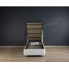 Lit 90×200 cm – Blanc ou Noir – Sommier inclus, matelas en option | Lit design contemporain