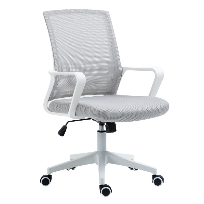 Chaise de bureau 8315M – Noir ou Blanc – Réglable & ergonomique