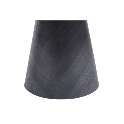 Table basse "Manus" 80 cm Gris Foncé – Plateau MDF avec rebord, H 47 cm