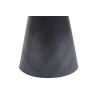 Table basse "Manus" 80 cm Gris Foncé – Plateau MDF avec rebord, H 47 cm