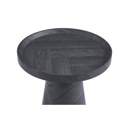Table basse Manus 45 cm Gris Foncé – Plateau MDF à rebord, Design compact