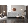 canapé-lit, Konya, gris, canapé convertible, mousse froide, bois d’eucalyptus, meuble compact, couchage d’appoint, gain de place