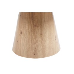 Table basse Lukas 80 cm Chêne Vieilli – MDF, plateau bord relevé
