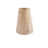Table basse Lukas 45 cm Chêne Vieilli – MDF avec bord relevé, Ø 45 × H 55 cm