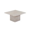 Set tables basses Bobby travertin beige – MDF 25 mm 3D, set de 2, ref. 3085-1