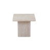 Set tables basses Bobby travertin beige – MDF 25 mm 3D, set de 2, ref. 3085-1