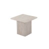 Set tables basses Bobby travertin beige – MDF 25 mm 3D, set de 2, ref. 3085-1