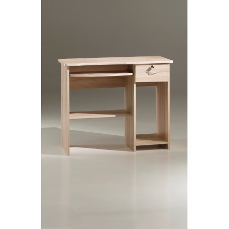 Bureau “Computermeubel 135” décor chêne, 1 tiroir | 90×48×75 cm