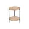 Table basse Dalina 45 cm Chêne Vieilli – MDF bord relevé, compacte & élégante