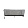 canapé-lit, Konya, gris, canapé convertible, mousse froide, bois d’eucalyptus, meuble compact, couchage d’appoint, gain de place