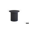 Table basse Lagos 50 cm Ø × H 46 cm – MDF décor Brun Foncé 3D