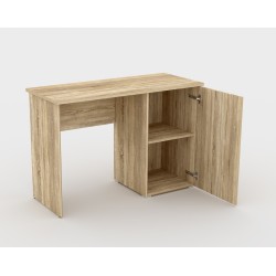 Bureau OLI BIURKO 1D | Compact 120×50×75 cm | 1 tiroir + 1 porte | Réf. 24FOLX03