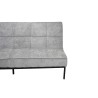 canapé-lit, Konya, gris, canapé convertible, mousse froide, bois d’eucalyptus, meuble compact, couchage d’appoint, gain de place