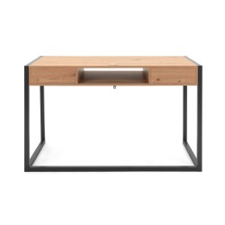 Bureau Denver 30 | Décor chêne artisan + anthracite | 120×60×75 cm
