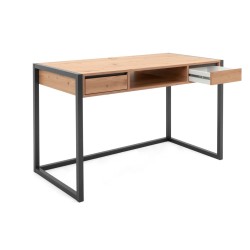 Bureau Denver 30 | Décor chêne artisan + anthracite | 120×60×75 cm