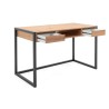 Bureau Denver 30 | Décor chêne artisan + anthracite | 120×60×75 cm