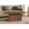 Table basse Miguel 120 cm ovale bois de manguier clair – robuste & design