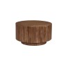Table basse Victor 70 × 70 cm bois de manguier massif clair – solide & design