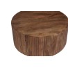 Table basse Victor 70 × 70 cm bois de manguier massif clair – solide & design