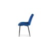 Chaise Juta Velours Bleu – 82×50×59 cm, confort & style