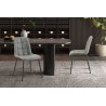 Chaise Furas Vintage PU Gris – 75×47×53,5 cm, élégante & confortable