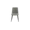 Chaise Furas Vintage PU Gris – 75×47×53,5 cm, élégante & confortable