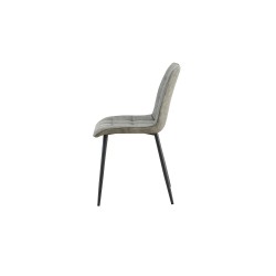 Chaise Furas Vintage PU Gris – 75×47×53,5 cm, élégante & confortable