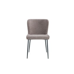 Chaise Lisa Tissu Fabb Raven Sand – 85 × 50 × 62 cm, élégante & confortable