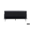 canapé-lit, Sivas, beige, gris, canapé convertible, mousse froide, bois d’eucalyptus, canapé gain de place, couchage d’appoint