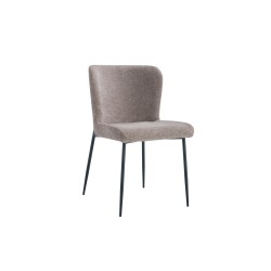 Chaise Lisa Tissu Fabb Raven Sand – 85 × 50 × 62 cm, élégante & confortable
