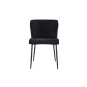 Chaise Lisa Bouclé Gris Foncé – 85×50×62 cm, tissu bouclé & pieds métal