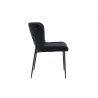 Chaise Lisa Bouclé Gris Foncé – 85×50×62 cm, tissu bouclé & pieds métal
