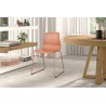 Chaise "Marie" PP Terracotta – 81×52×44 cm, légère & empilable