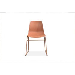 Chaise "Marie" PP Terracotta – 81×52×44 cm, légère & empilable