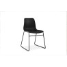 Chaise Marie PP Noire – 81×52×44 cm, légère & durable, lot de 2