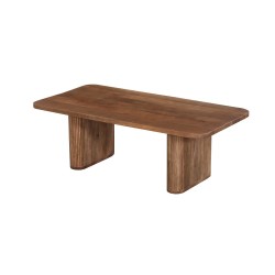 Table basse Jean Bois de manguier brun clair 120×60×40 cm – massif & robuste
