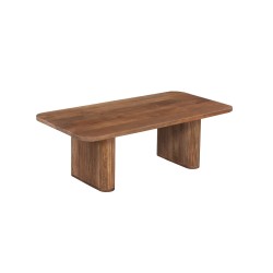 Table basse Jean Bois de manguier brun clair 120×60×40 cm – massif & robuste