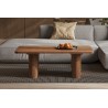 Table basse Jean Bois de manguier brun clair 120×60×40 cm – massif & robuste