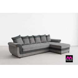 Canapé d'angle réversible avec lit et coffre 260x150 cm Plaisirs Meubles