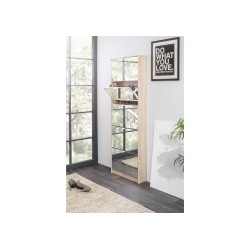 Meuble à Chaussures Koblenz Sonoma – 5 compartiments avec miroirs – Élégance et rangement