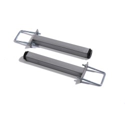 Pieds milieu réglables 21–25 cm pour sommier – réf. 12000, métal robuste