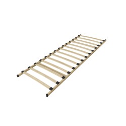 Sommier à lattes Alpha 70×200 KIT – Ultra-bas 6 cm, léger & pratique