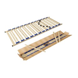 Sommier à lattes Ruby 90 × 200 KIT – Ultra-plat 6,5 cm, 24 lattes, léger & pratique